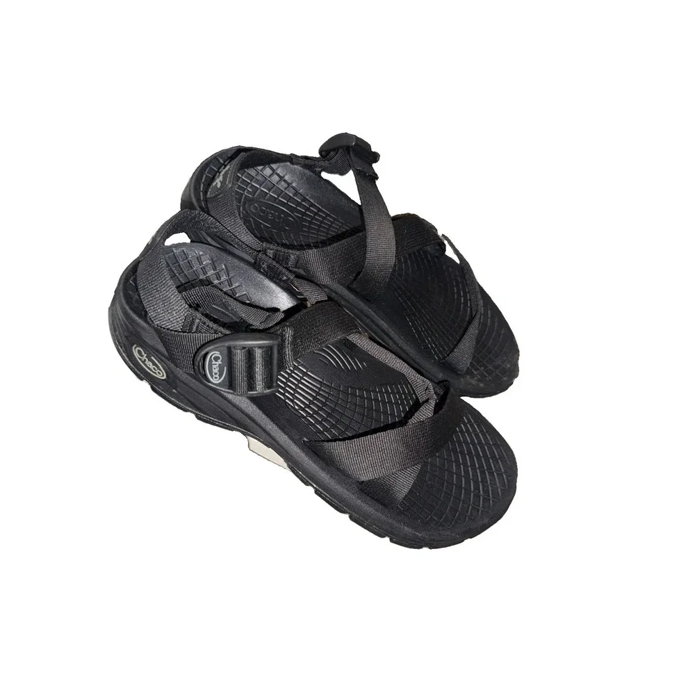 Chaco Z/Volv 2 Men's Sport Hiking Sandals Size M 12 Black Ecotread Soles NWOB